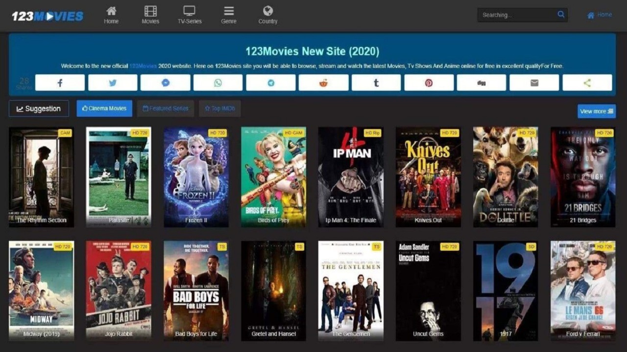 HDflix Streaming Website Becomes 123Movies