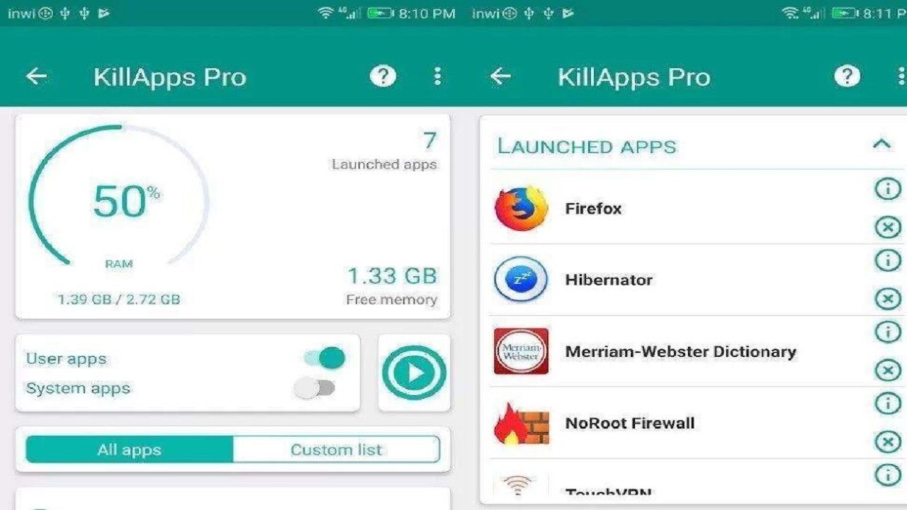 KillApps Close All Apps v1.39.3 MOD
